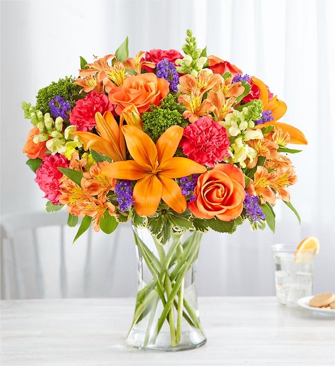 Vibrant Floral Medley Large | 1-800-Flowers Flowers Delivery | 191313L